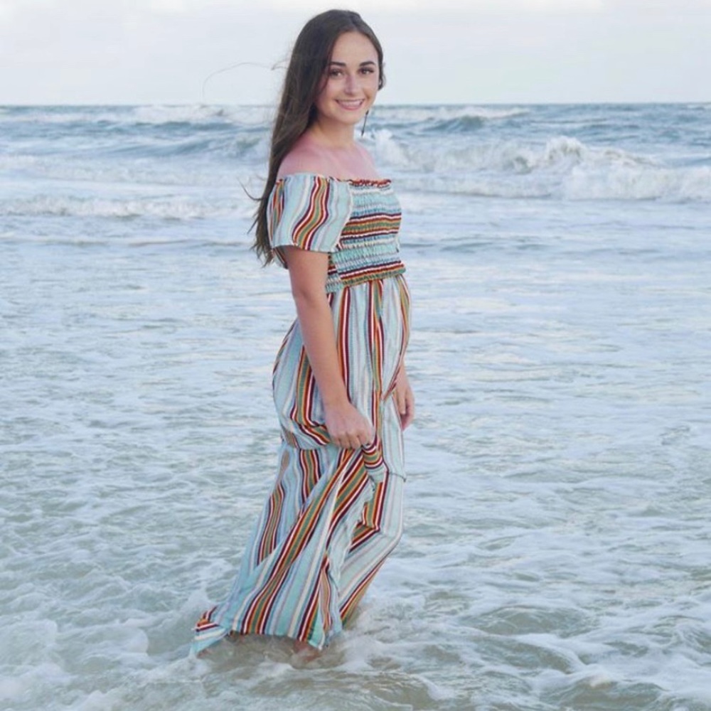 Cold shoulder dress